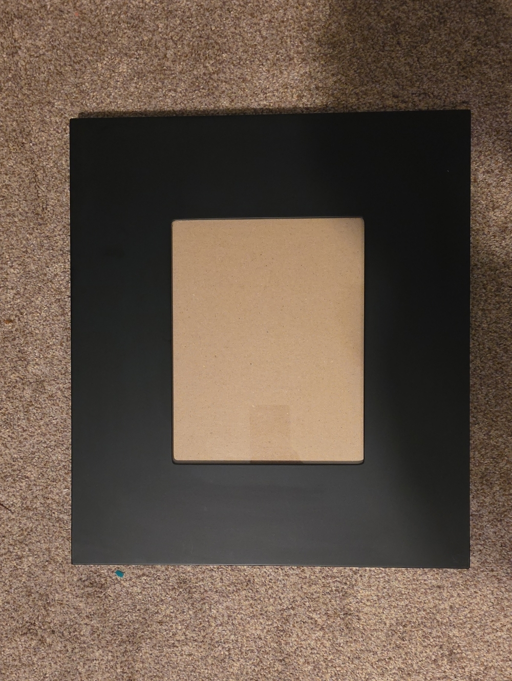 POTTERY BARN Wood Gallery Single Picture Frame Black & Gold